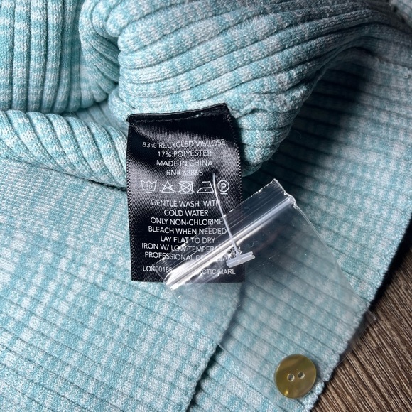 Le Ore Rimini Collared Cardigan in Sky Size XS - Picture 7 of 8